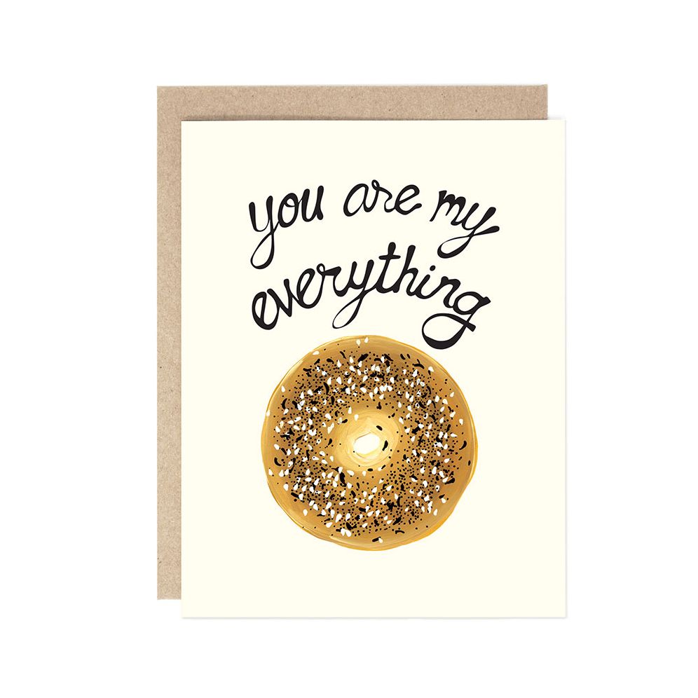My Everything Bagel Love Greeting Card