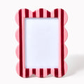 Scalloped Striped 4x6 Frame