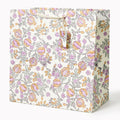 Pomegranate Lavender Block Printed Large Gift Bag