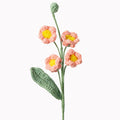 Orange Lily of the Valley Crochet Flower