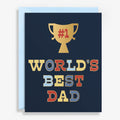 World's Best Dad Father's Day Card