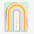 Rainbow Welcome Baby Diecut Card