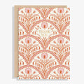 Scalloped Floral Thank You Card