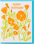 Poppy Birthday Card