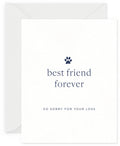 Best Pet Friend Forever Greeting Card