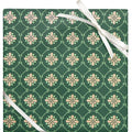 Floral Grid Textured Roll Wrap