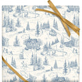 Elegant Toile Textured Wrapping Paper