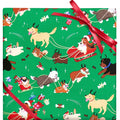 Santa Paws Stone Wrapping Paper