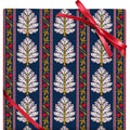 Tree Stripes Textured Wrapping Paper