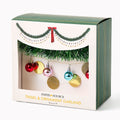 Tinsel and Ornament Garland