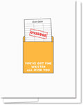 Fine All Over Love Card