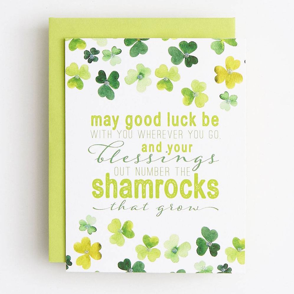 Good Luck St Patrick's Day Card