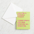Parking Ticket Love Card