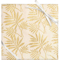Gold Large Leaves Handmade Paper