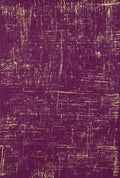 Brush Stroke Gold on Deep Purple Handmade Paper
