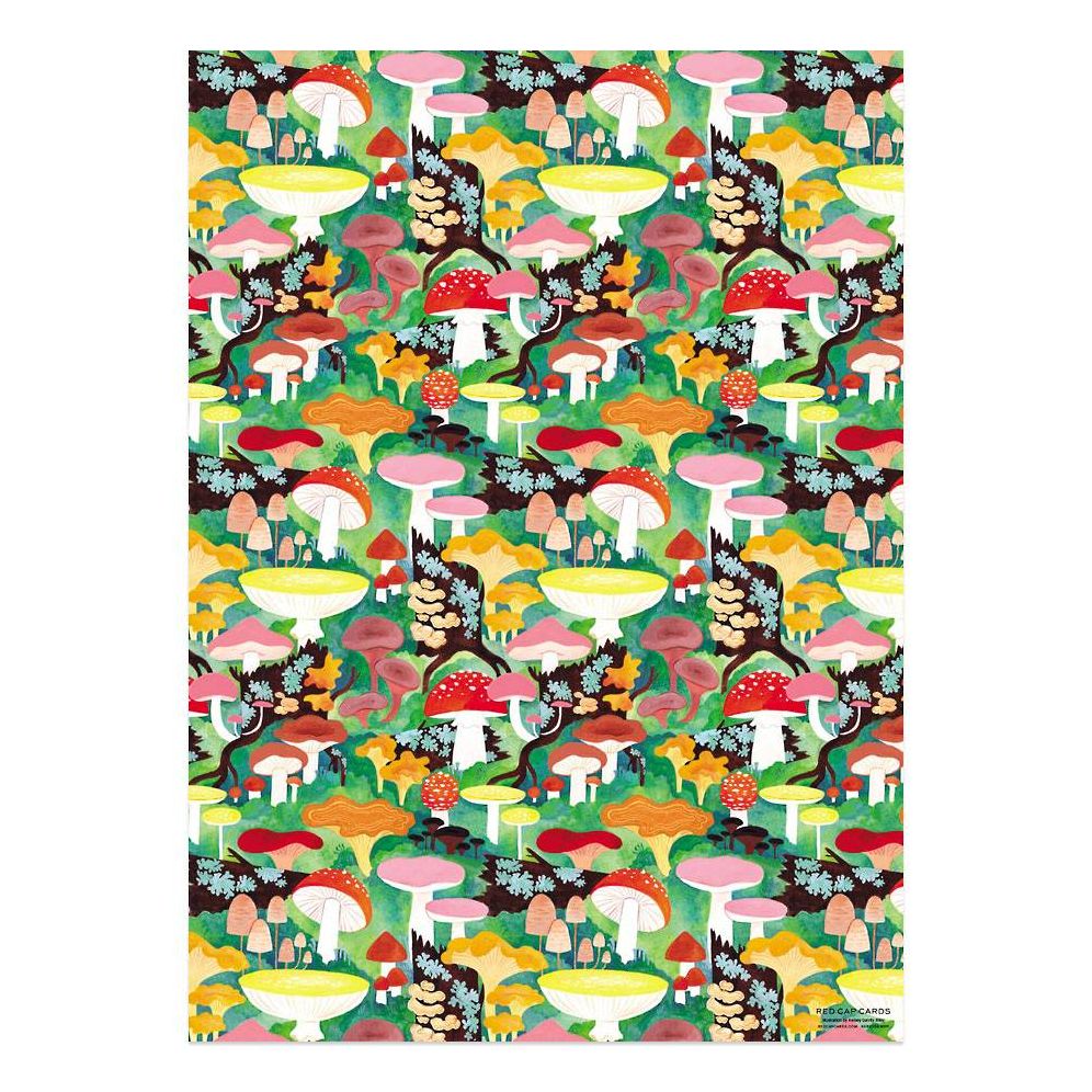 Woodland Mushrooms Flat Wrap