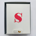 Monogram Letterpress S Stationery Set