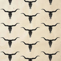 Longhorns on Cream Handmade Paper