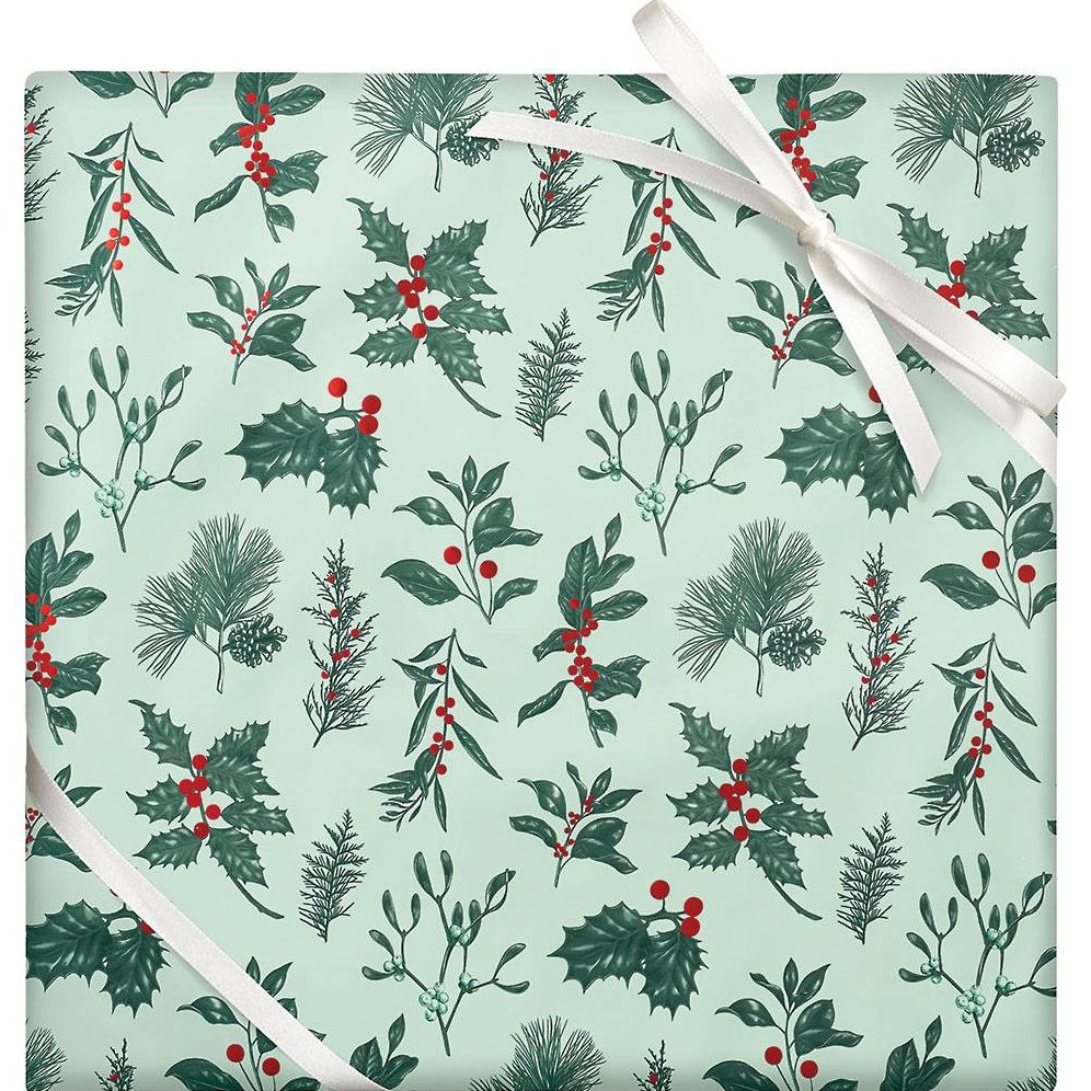 Vintage Botanical Stone Wrapping Paper
