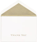 Gold Foil Thank You Card Set