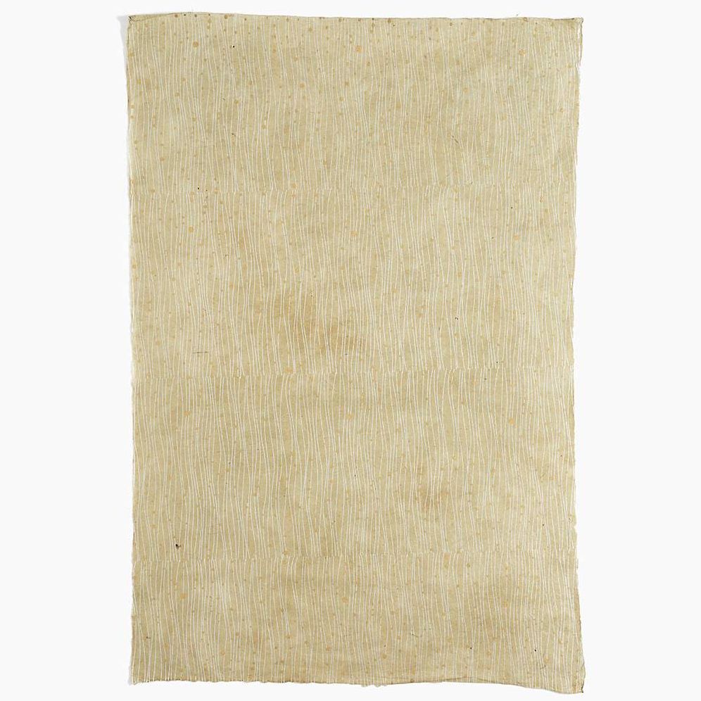 Metallics Lines with Gold Dot on Kraft Handmade Paper