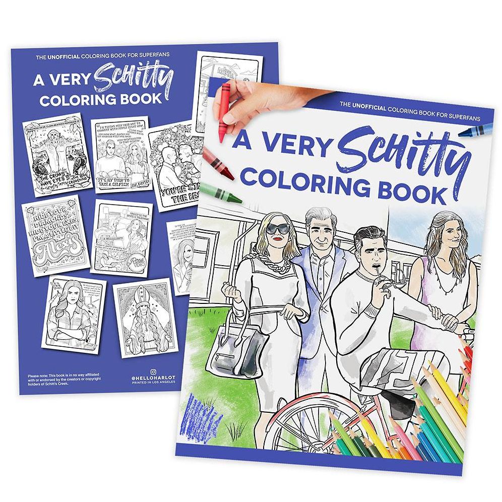 A Very Schitty Coloring Book