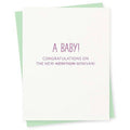 New Minivan Baby Card