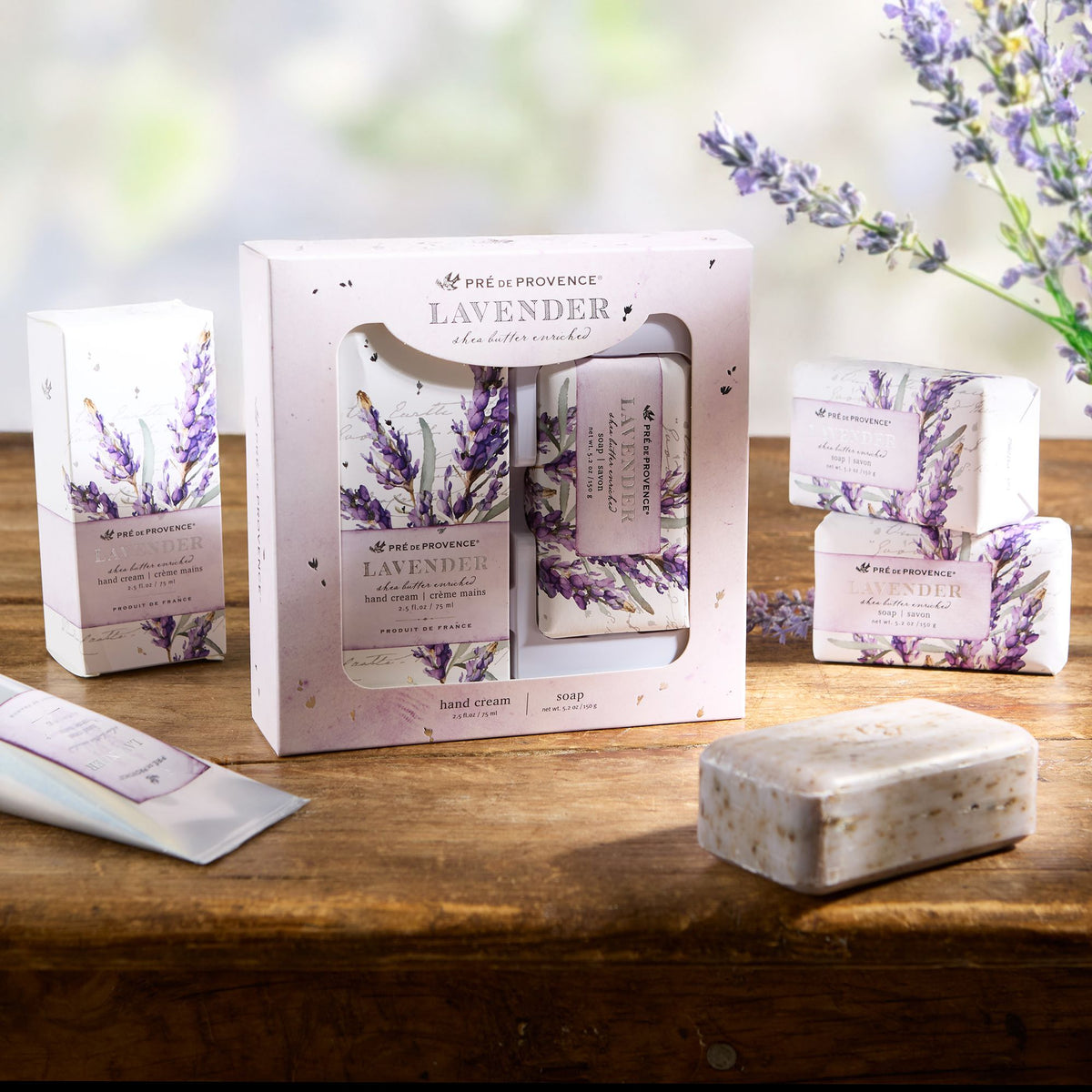 Lavender Hand Cream & Soap Set
