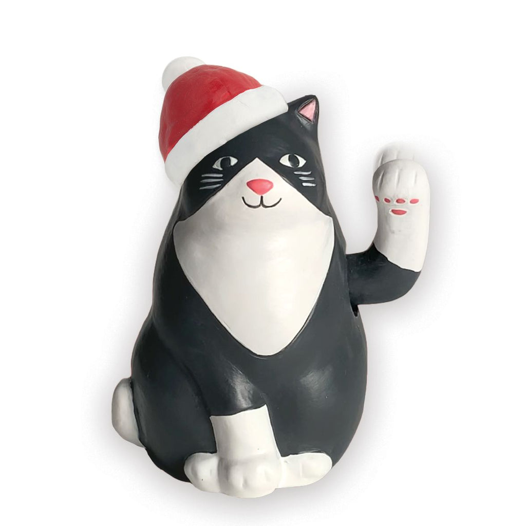 Solar Santa Cat