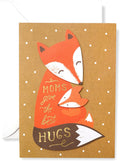 Mother's Day Greeting Card Best Hug Fox