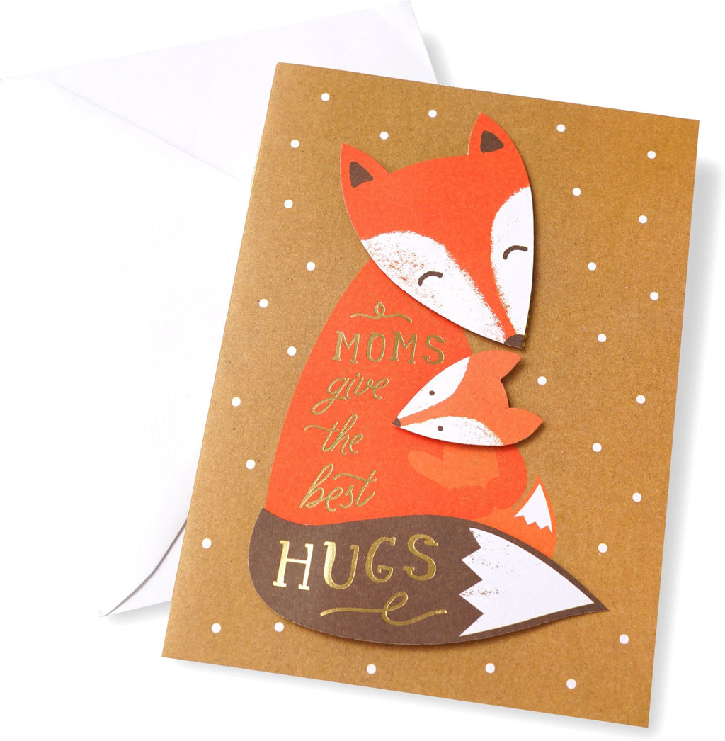 Mother's Day Greeting Card Best Hug Fox