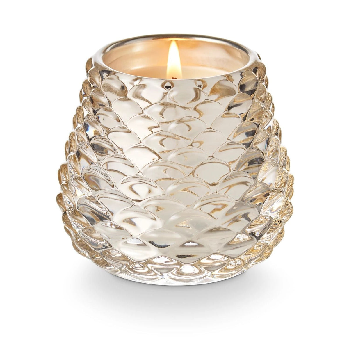 Winter White Pinecone Candle