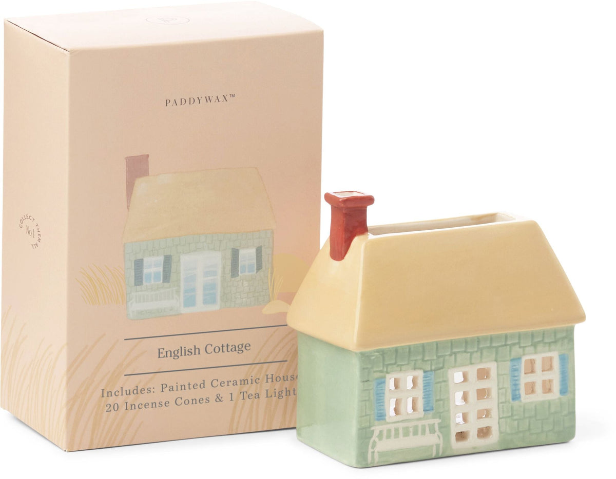 English Cottage Incense & Tea Light Holder