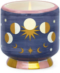 Moon Phases Ceramic Candle Jasmine and Rose 8 Oz