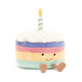 Amuseable Rainbow Birthday Cake Plush - In Store Exclusive