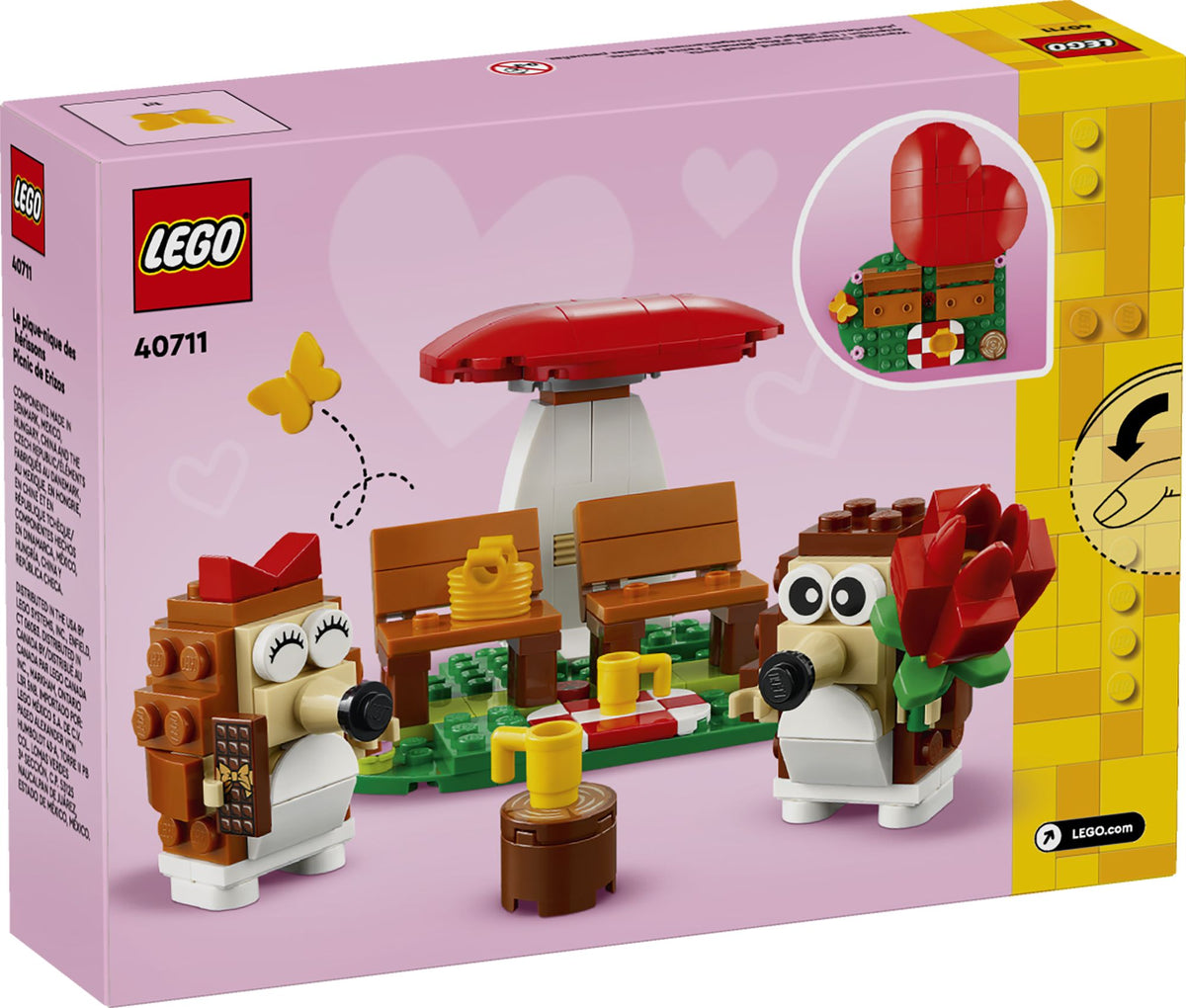 LEGO LEL Seasons Hedgehog Picnic Date 40711