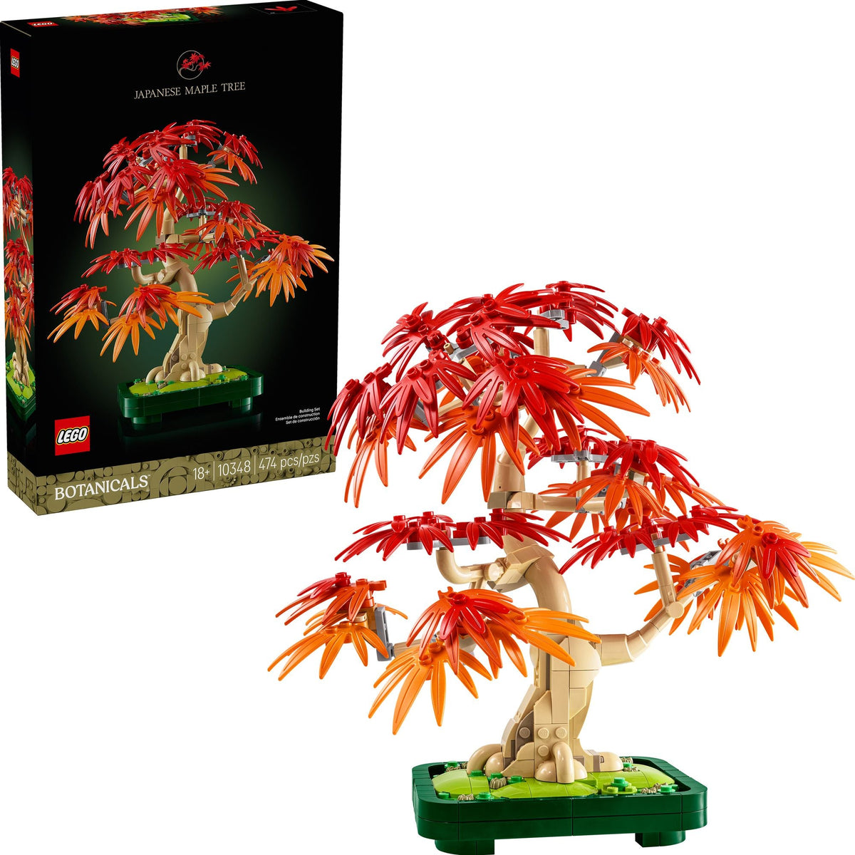 LEGO Botanicals Japanese Red Maple Bonsai Tree 10348