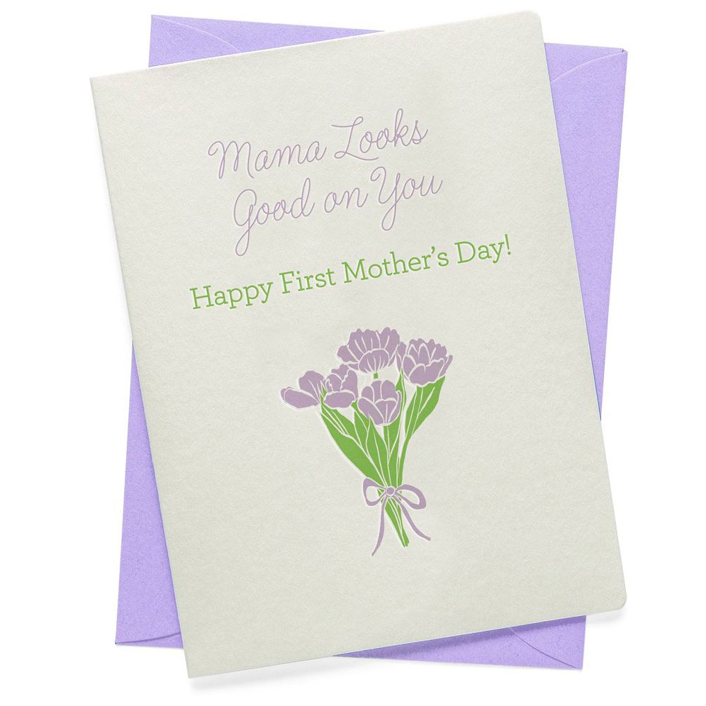 First Mother's Day Letterpress Card