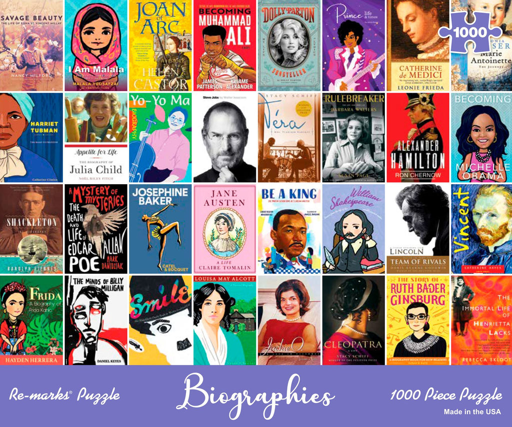 Biographies 1000-Piece Jigsaw Puzzle