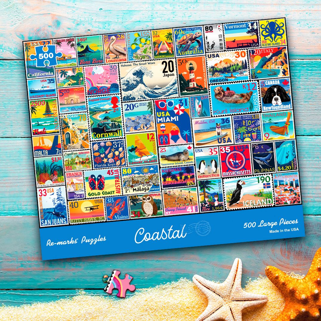 Coastal 500 Large Piece Jigsaw Puzzle