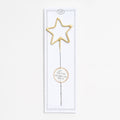 Big Golden Star Sparkler Wand