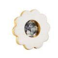Mini Circle Scallop Marble Frame