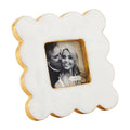Mini Rectangle Scallop Marble Frame