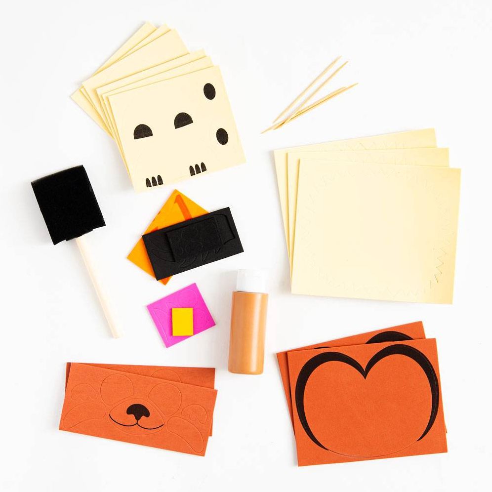 Woodland Critter Pumpkin Decorating Kit