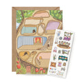 Mouse House Sticker Card