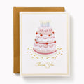 Thank You Vintage Birthday Cakes A2 Stationery Set