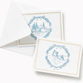 Winter Toile Letterpress Set of 10