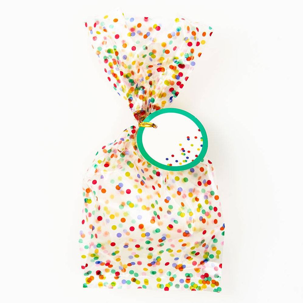 Multicolor Dots Cellophane bags
