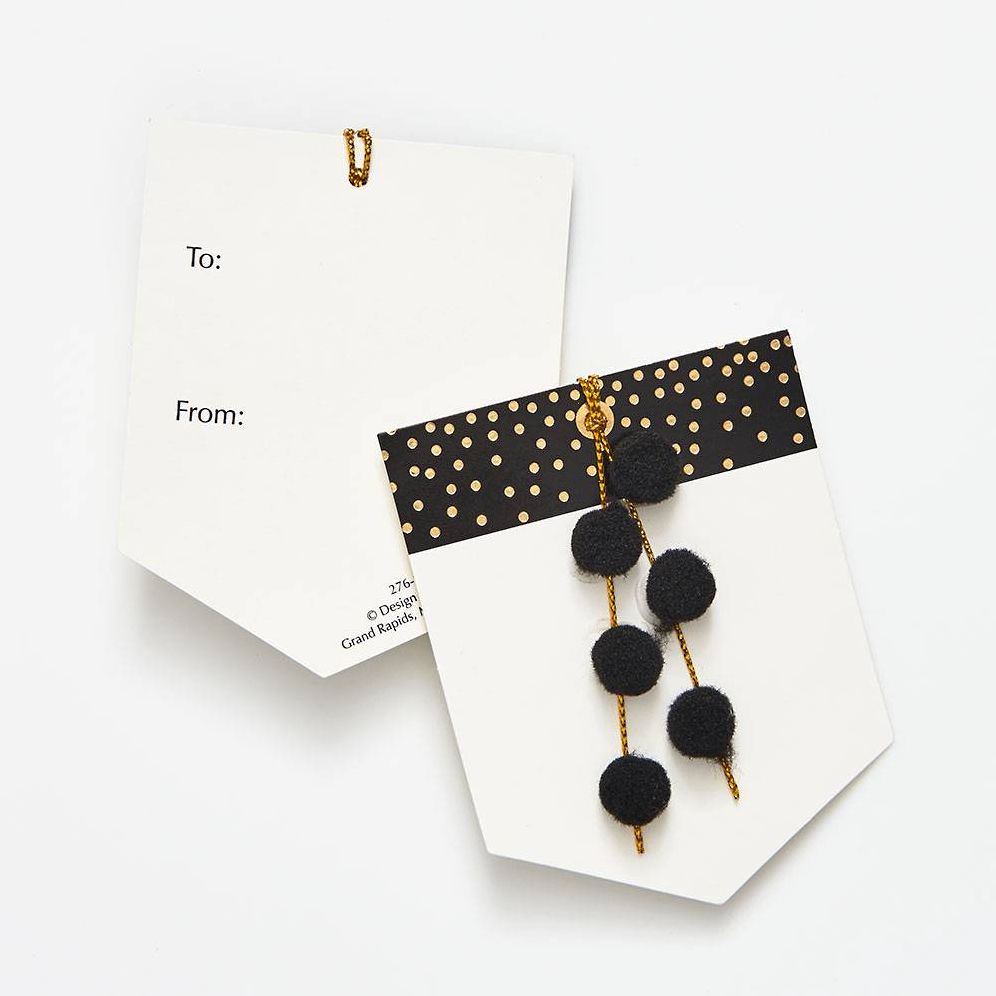 Sophisticated Pom Gift Tags