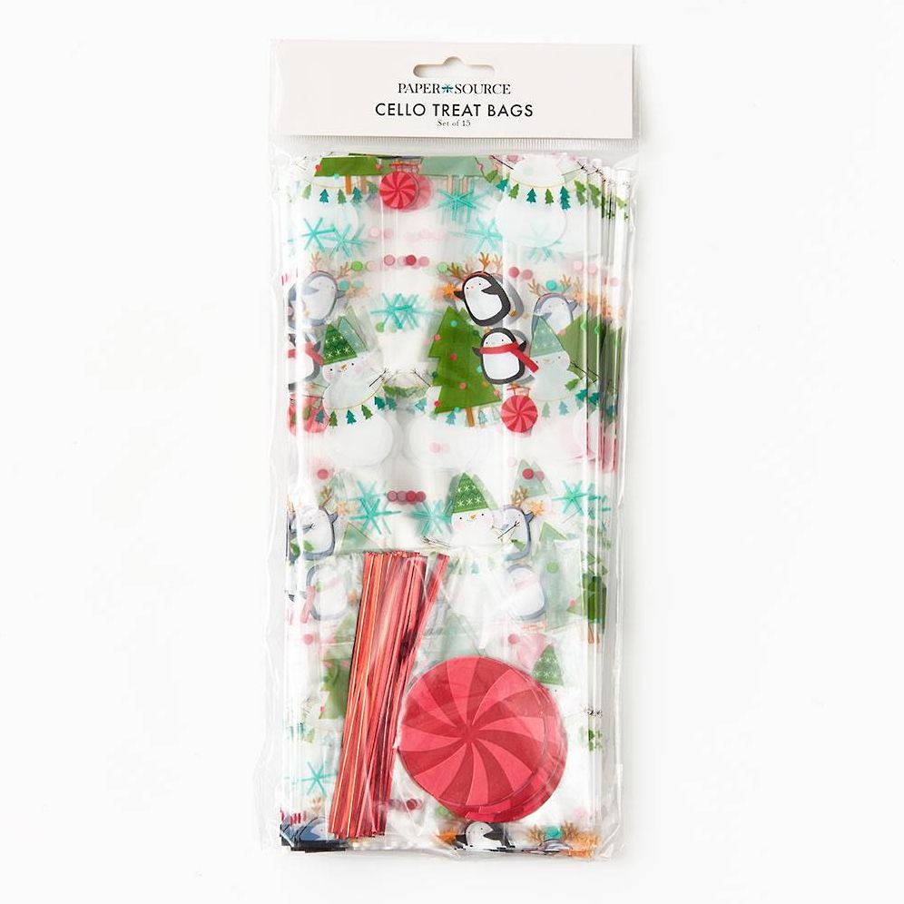 Whimsy Winter Critters Cellophane Bags